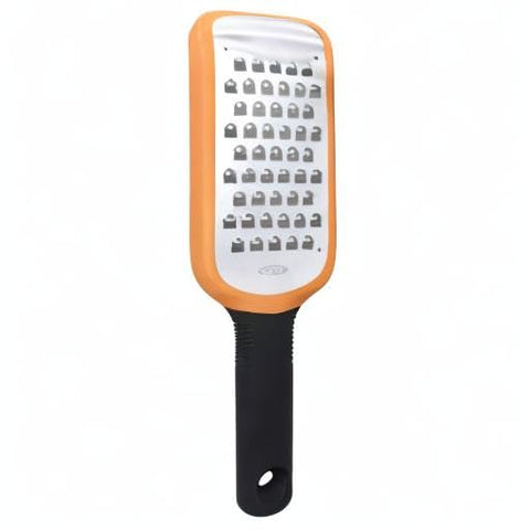OXO Good Grips compact storage with lid keeps cabinets tidy.