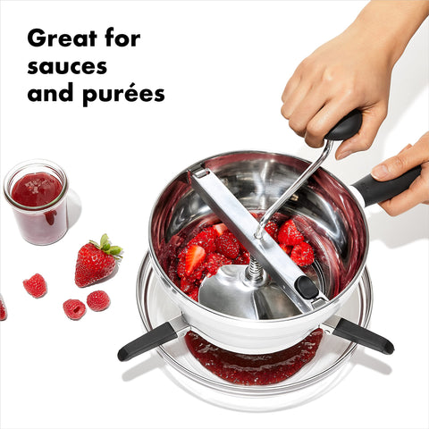 Medium disc ideal for applesauce and vegetable soups