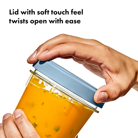 OXO Good Grips top-rack dishwasher safe for convenient cleaning.