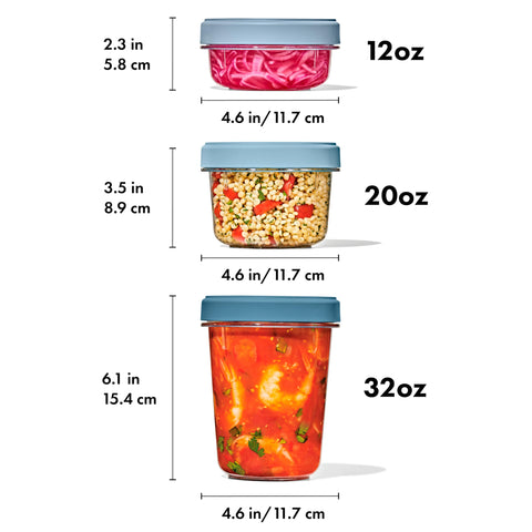 OXO Good Grips fridge storage container keeps pantry organized and accessible