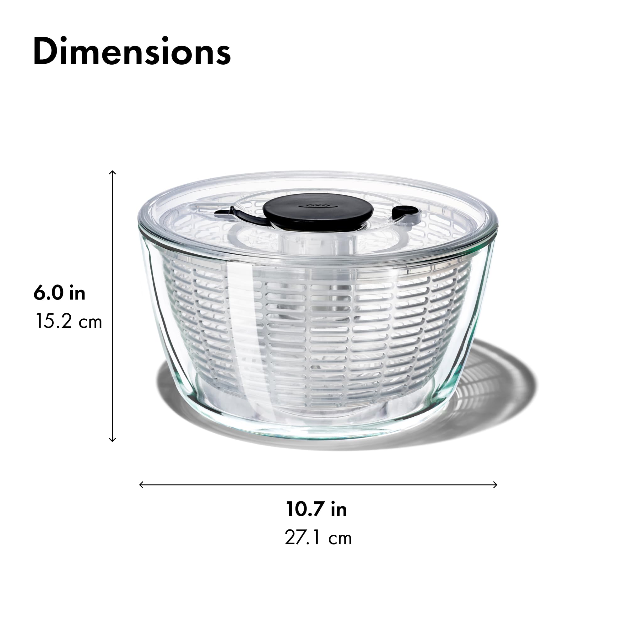 OXO Good Grips borosilicate glass resists daily wear and looks crystal clear.