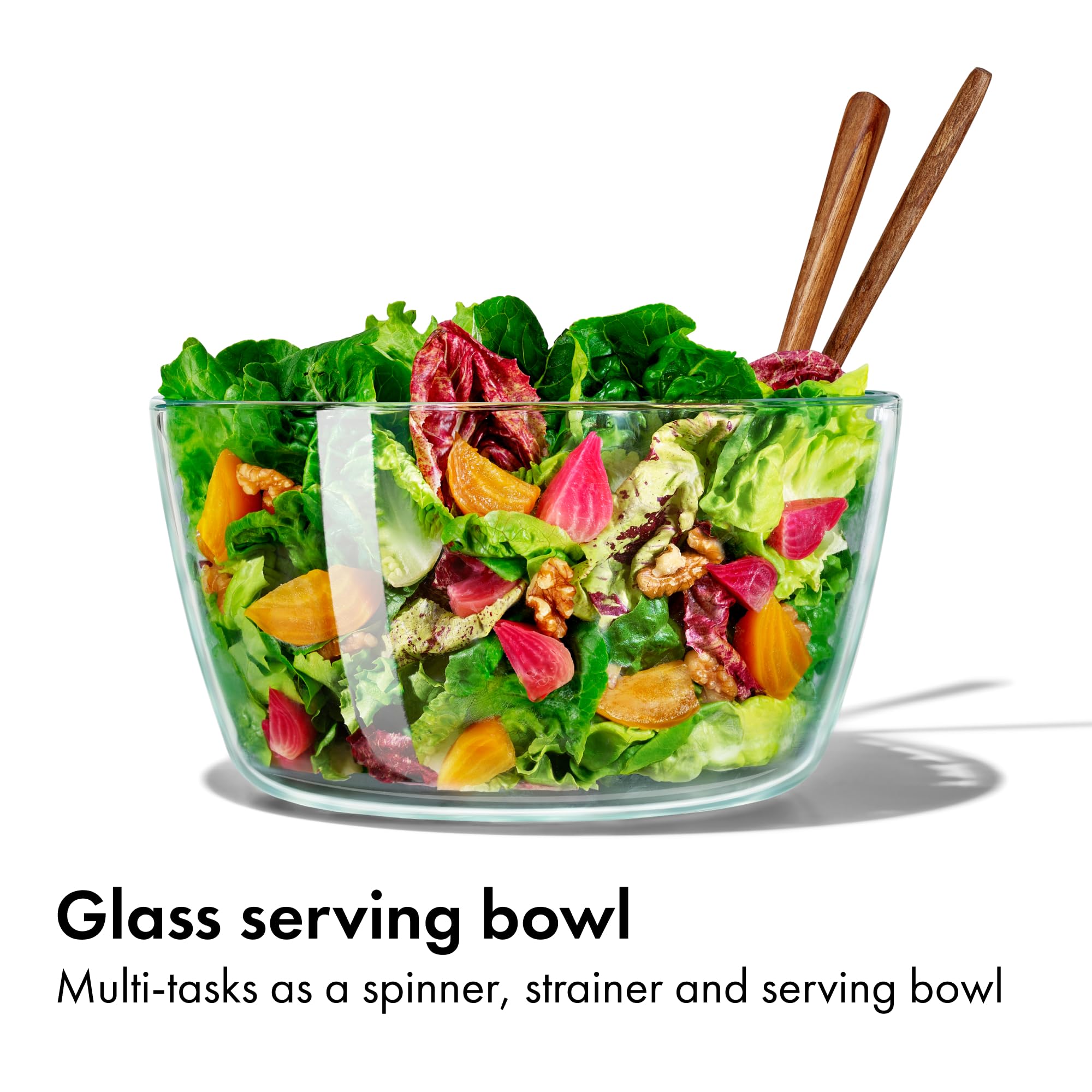 OXO Good Grips top rack dishwasher safe parts for quick cleanup.