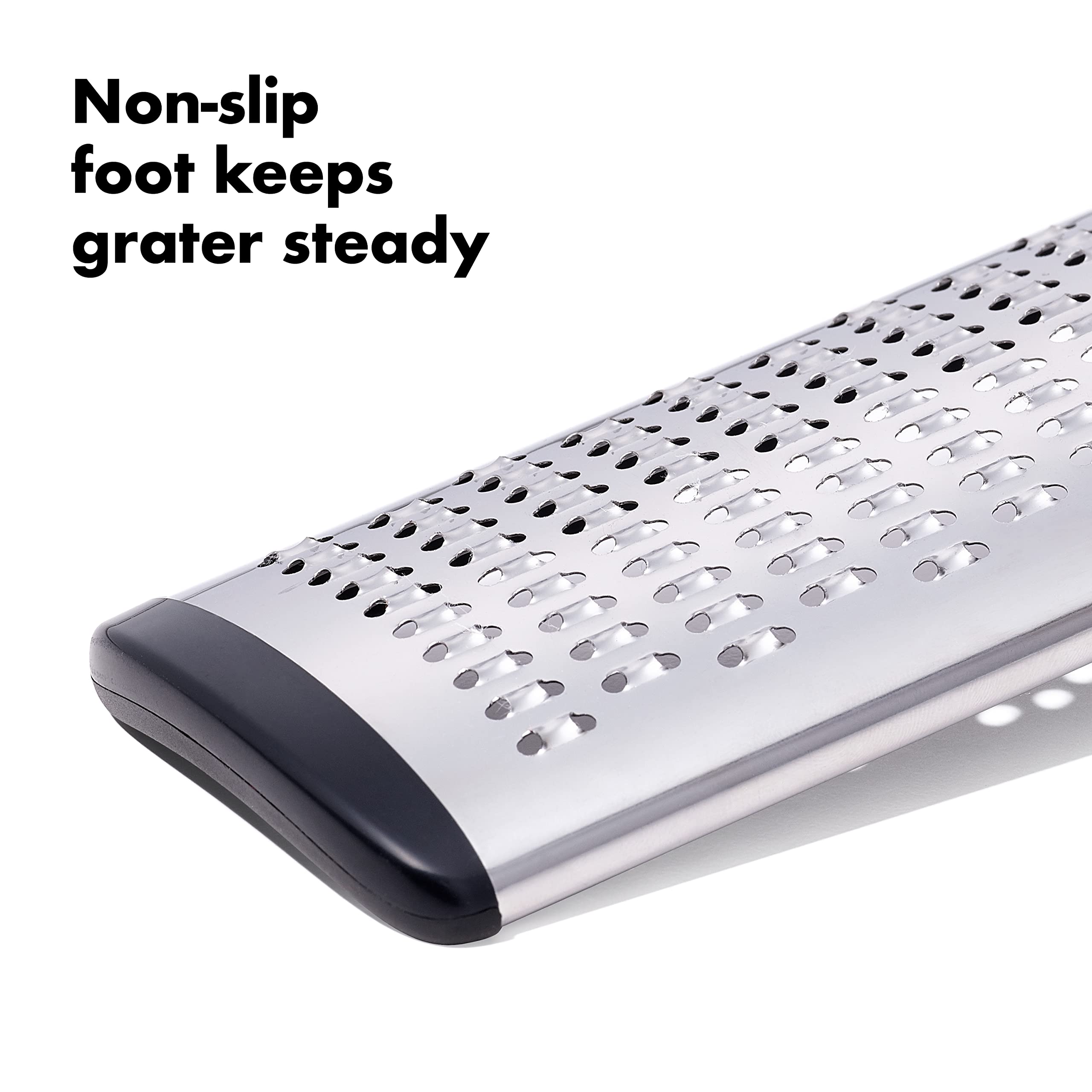 OXO Good Grips Grater is a versatile compact kitchen tool for everyday tasks.