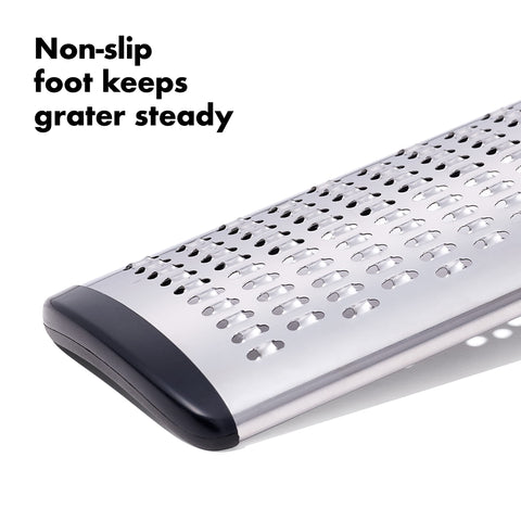 OXO Good Grips Grater is a versatile compact kitchen tool for everyday tasks.