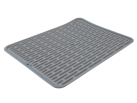 OXO Good Grips large silicone drying mat overview for big pans and platters.