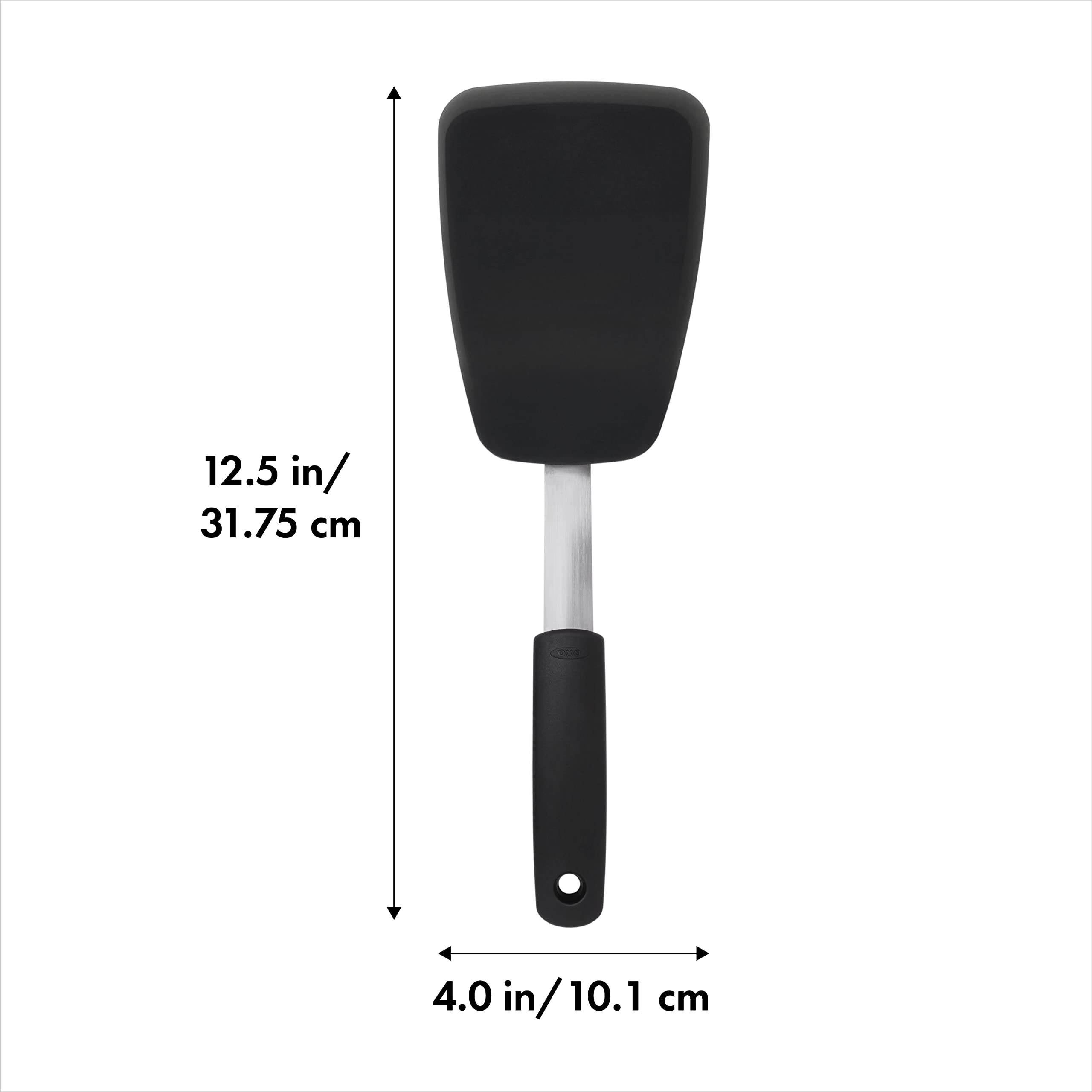 OXO Good Grips turner kept non-stick cookware safe for eggs and pancakes.