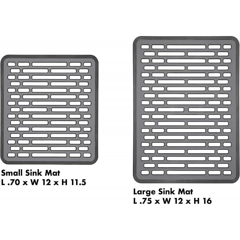 OXO Good Grips Large Sink Mat rigid construction withstands daily kitchen use.