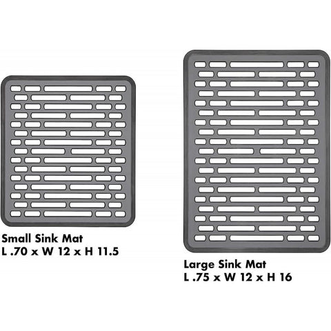 OXO Good Grips Large Sink Mat rigid construction withstands daily kitchen use.