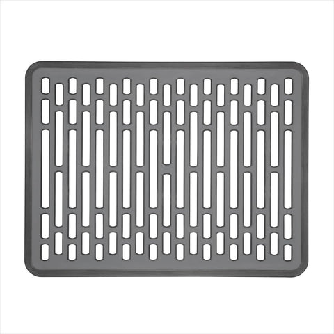 OXO Good Grips Large Sink Mat soft surface protects dishes and sink from scratches.
