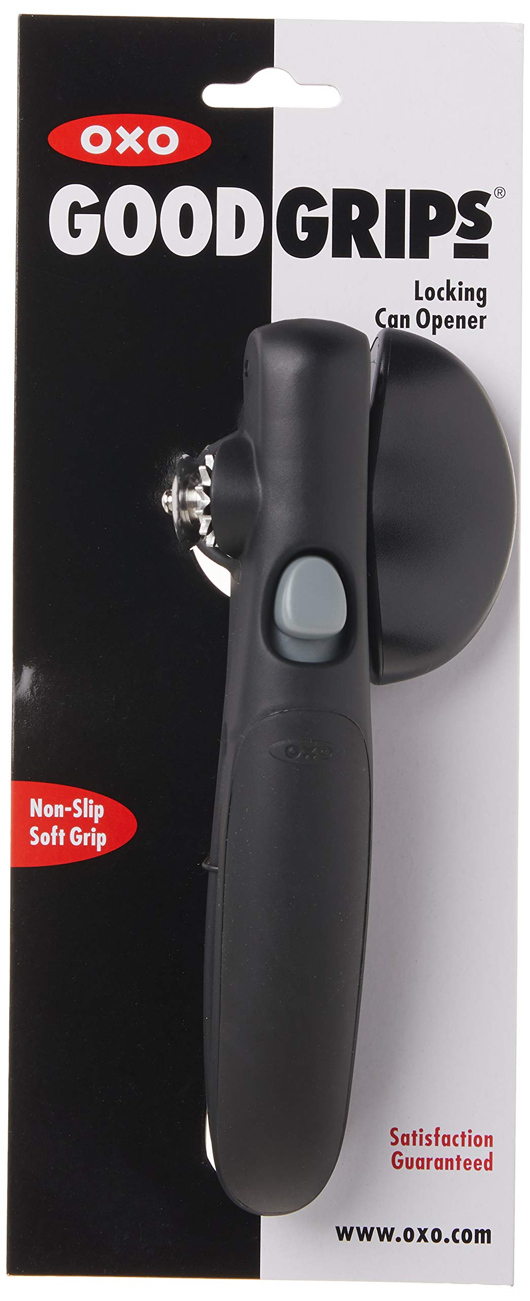 OXO Good Grips cutting wheel close-up showing hardened stainless steel durability