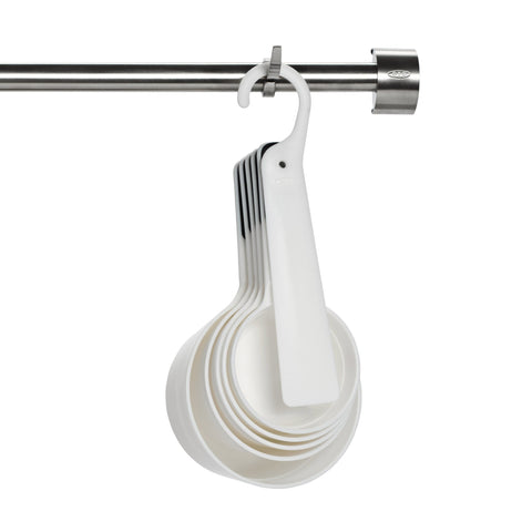 Includes 1/4, 1/3, 1/2, 2/3, and 1 cup sizes, plus the handy scraper.