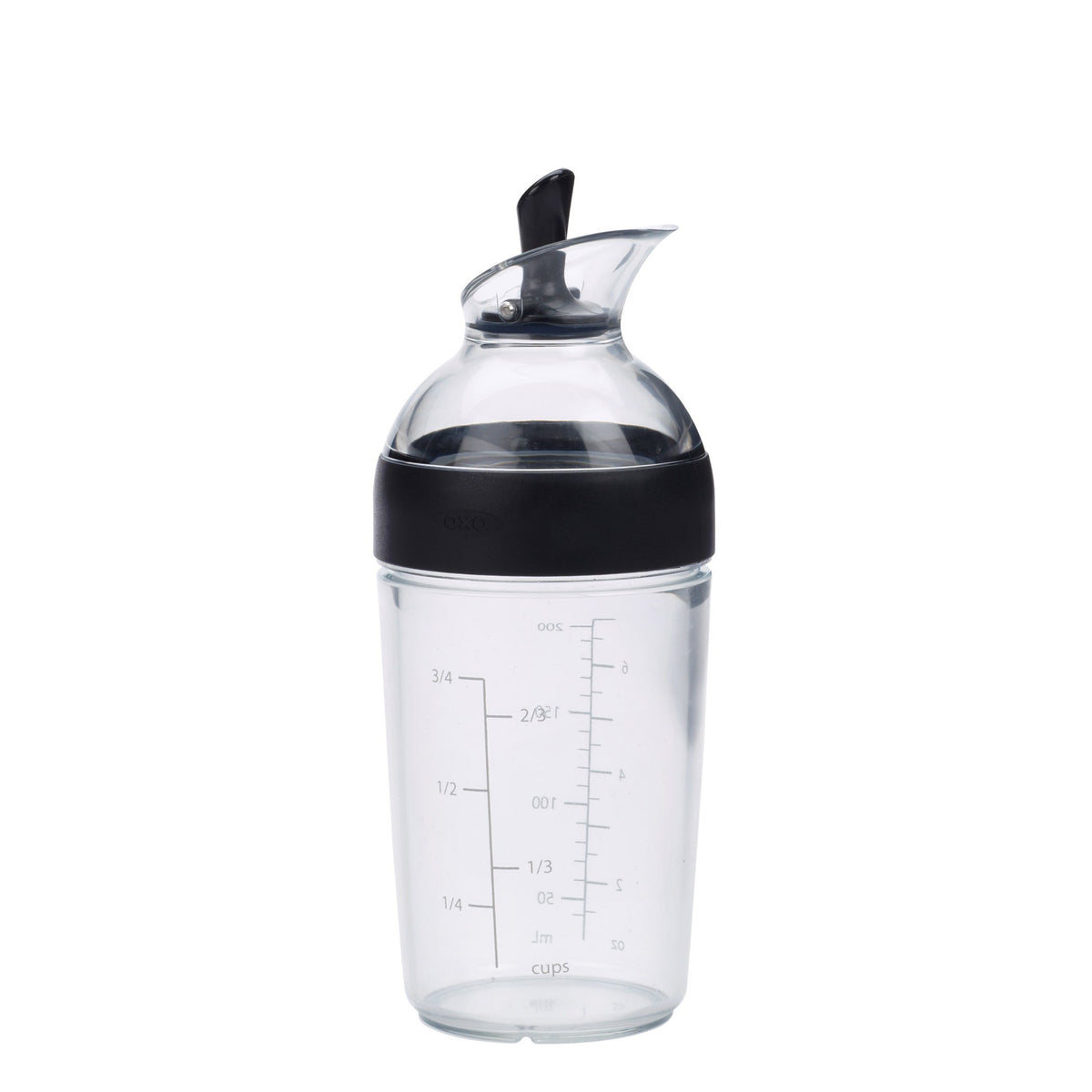 OXO Good Grips mini dressing shaker front view, compact and versatile for small dressings