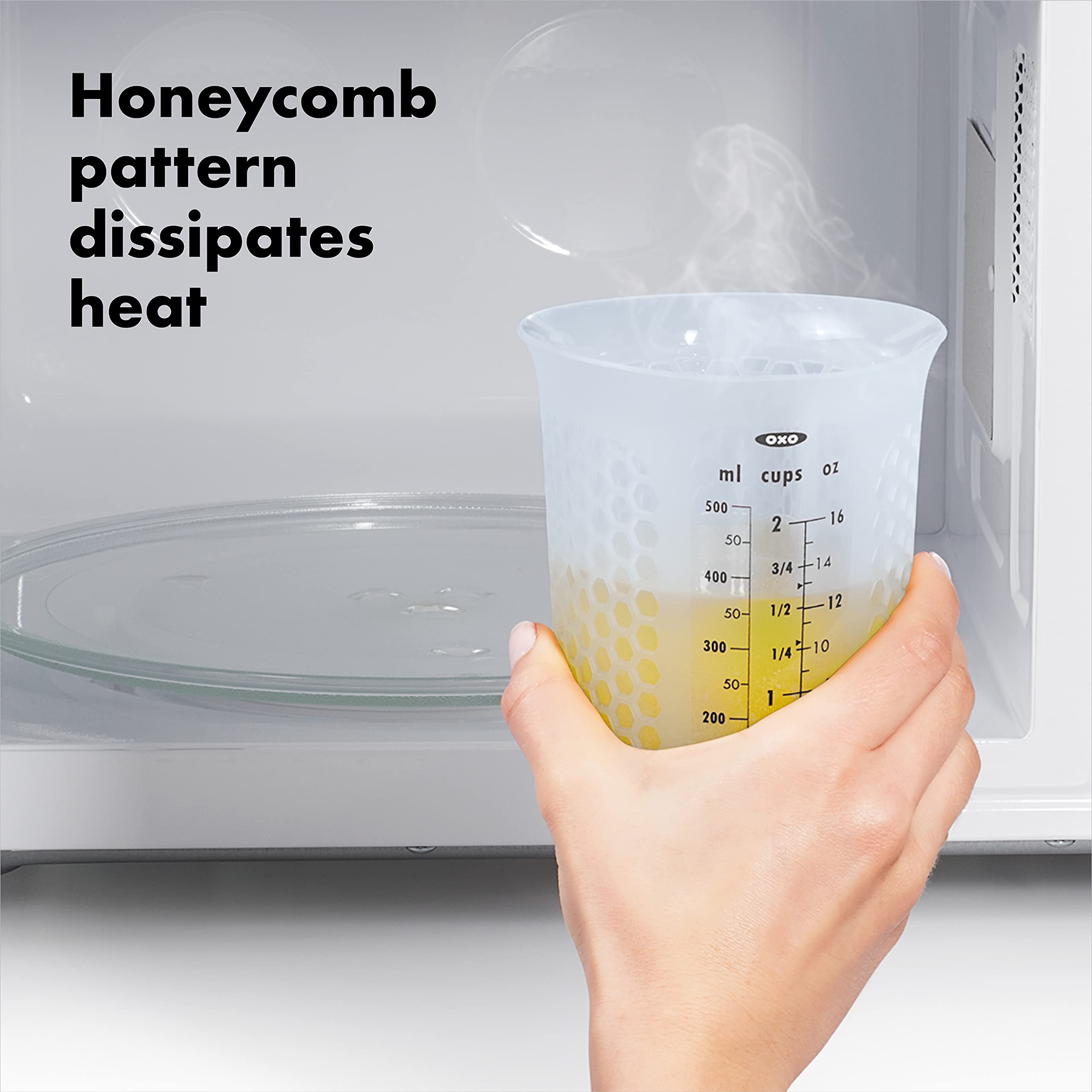 OXO Good Grips mini silicone measuring cup for small batches and quick melts