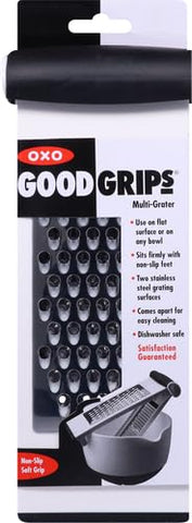 OXO Good Grips Multi Grater used over a bowl for easy container fitting