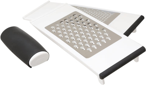 OXO Good Grips Multi Grater snaps apart for fast cleaning
