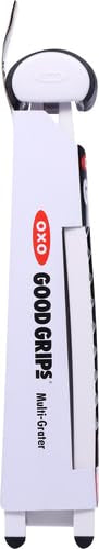OXO Good Grips Multi Grater stainless steel surface resists rust