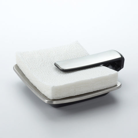 OXO Good Grips Napkin Holder arm with rubber grip prevents napkins from sliding