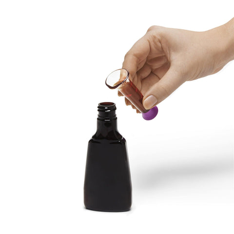 OXO Good Grips two-thirds cup beaker with stable base for spills prevention.