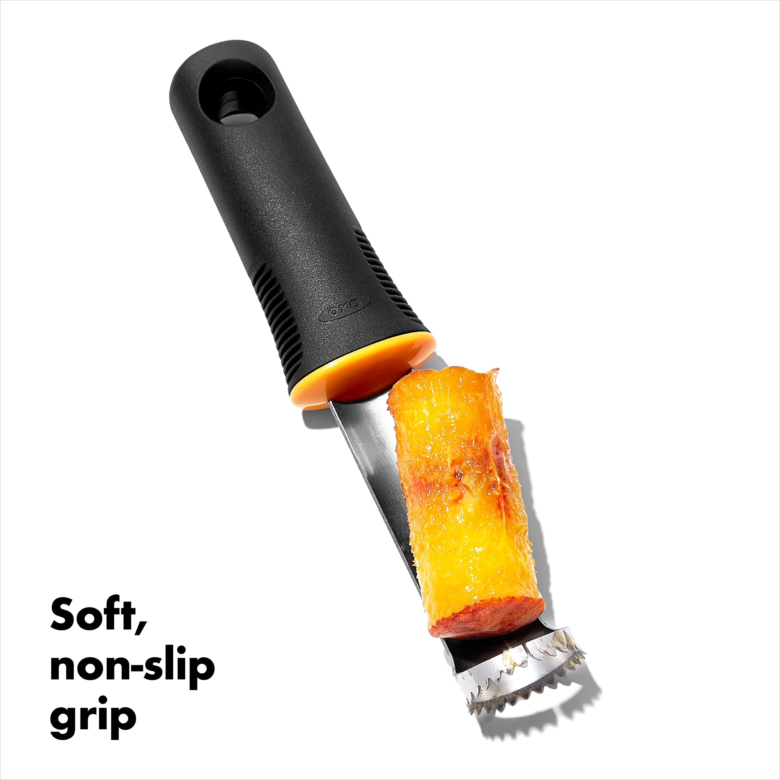 OXO Good Grips Peach Pitter expands prep to nectarines and plums.