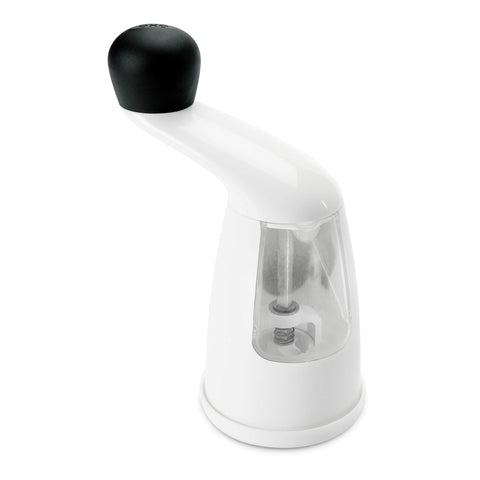 OXO Good Grips pepper mill with rotating handle for effortless grinding and consistent results