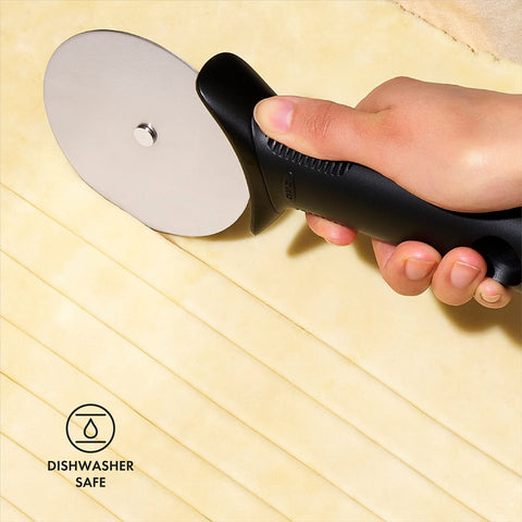 OXO Good Grips Pizza Wheel cuts pie crusts with precision