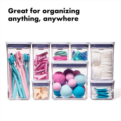OXO Good Grips POP container 2.2-Qt demonstrates ample dry storage.