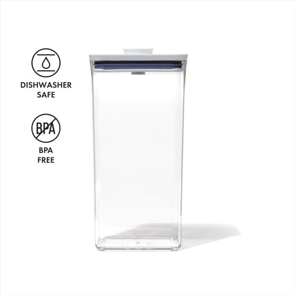 OXO POP lid accessories attach to lids to expand storage options.