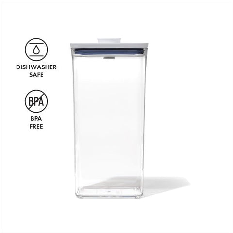 OXO POP lid accessories attach to lids to expand storage options.