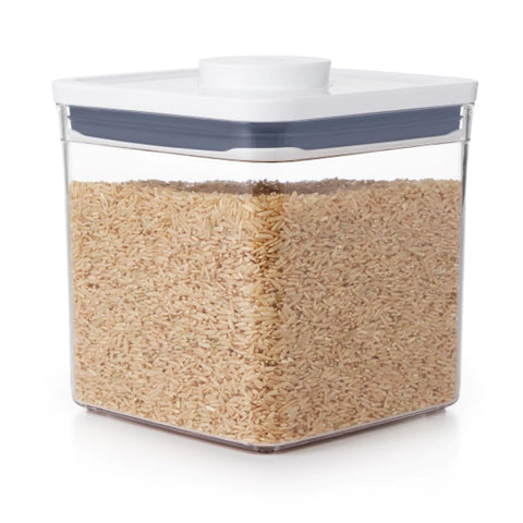 OXO Good Grips POP container with airtight lid keeps pantry staples fresh.