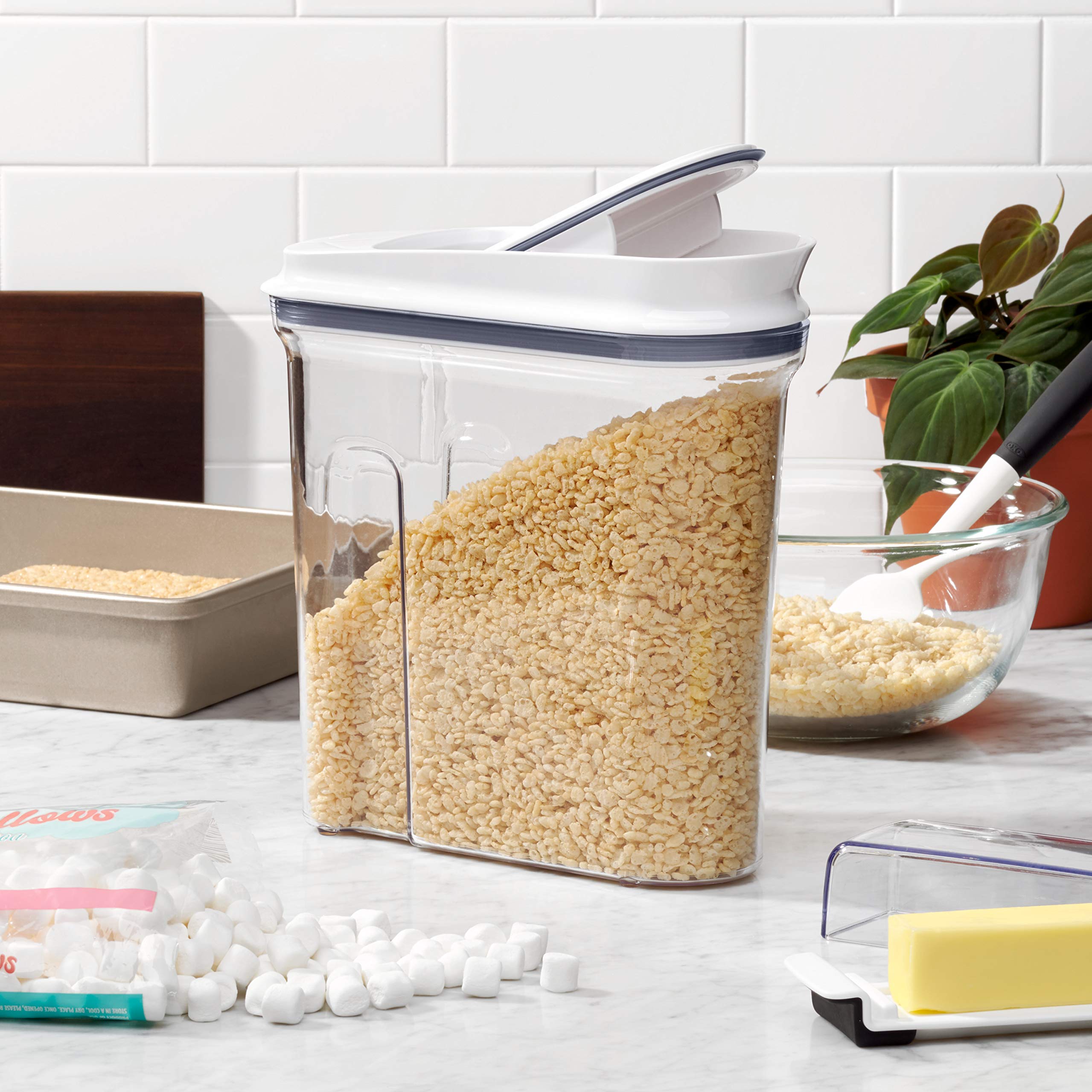 OXO Good Grips POP silicone gasket is dishwasher safe for easy cleaning
