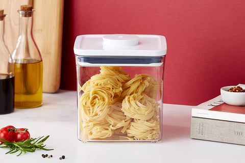 OXO POP container fill line guides precise stocking and portioning.