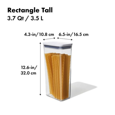 OXO Good Grips POP fill line helps measure and store staples.