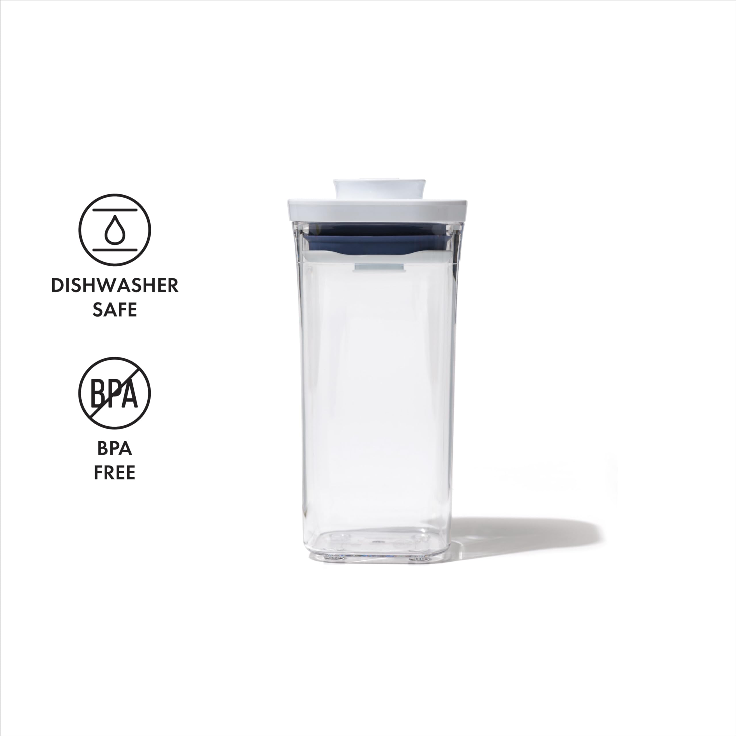 Ideal for storing staples like flour, sugar, coffee, and snacks.