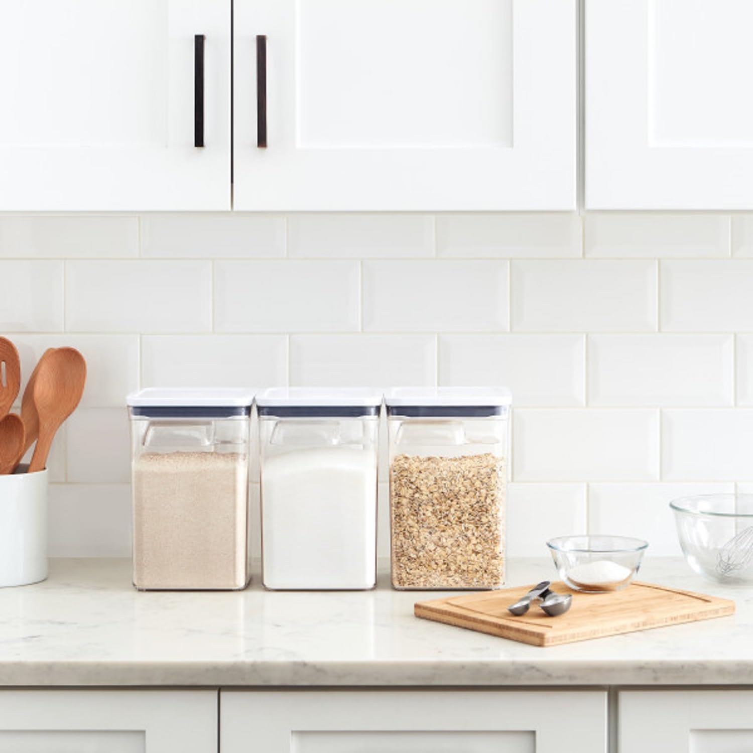 OXO Good Grips POP pantry-organization solution for bulk staples and snacks.