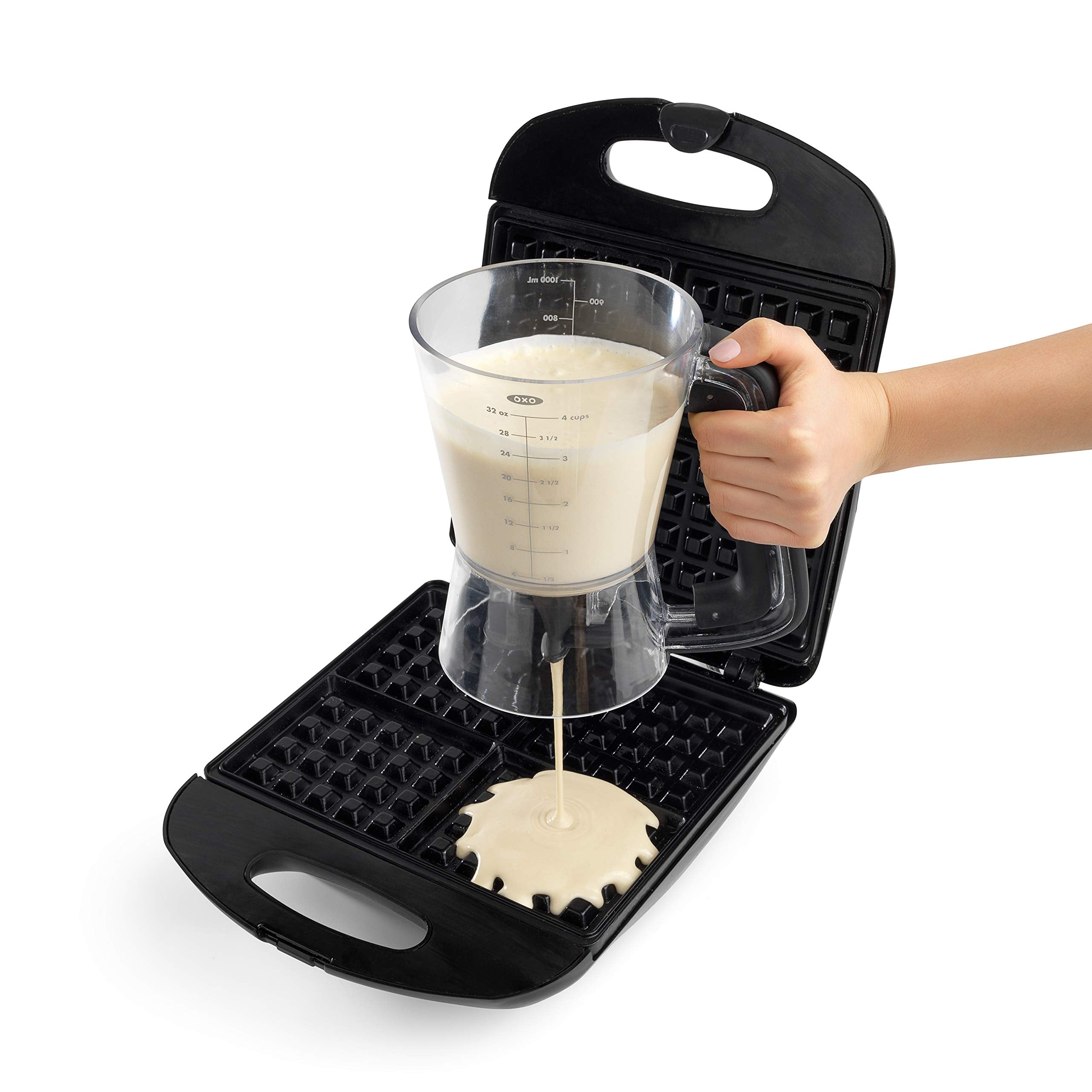 OXO Good Grips Precision Batter Dispenser, BPA-free body for safe kitchen use.