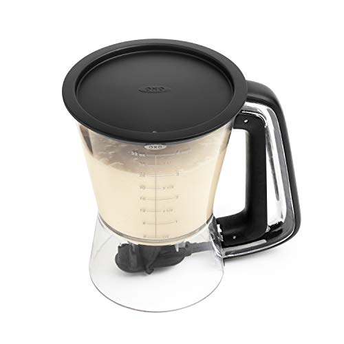 OXO Good Grips Precision Batter Dispenser, clear body helps monitor batter levels.