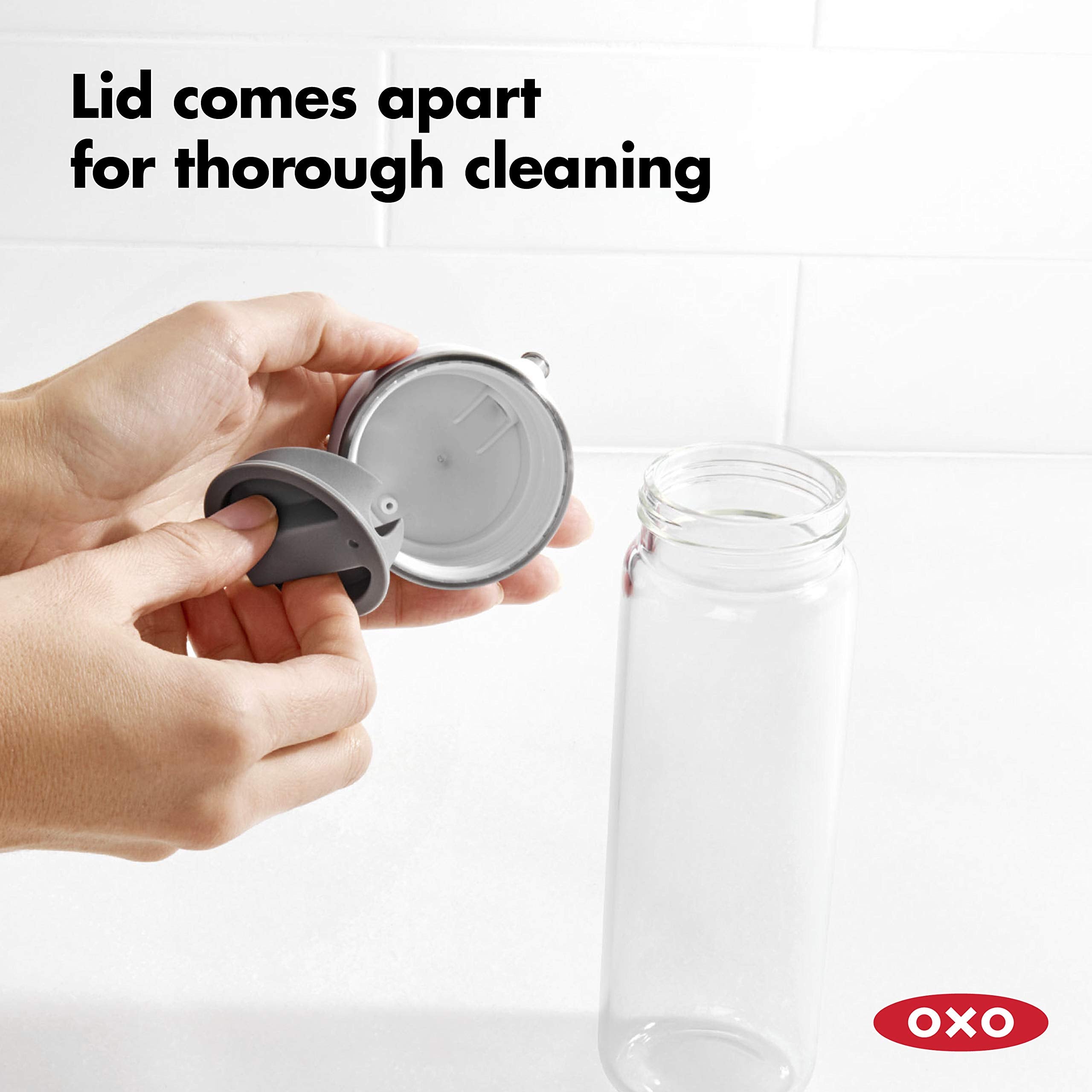 Tabletop-ready look of the OXO dispenser for everyday meals