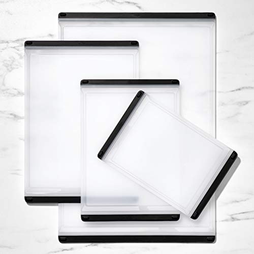 OXO Good Grips Prep Board dishwasher-safe for quick cleanup.