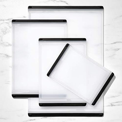 OXO Good Grips Prep Board dishwasher-safe for quick cleanup.