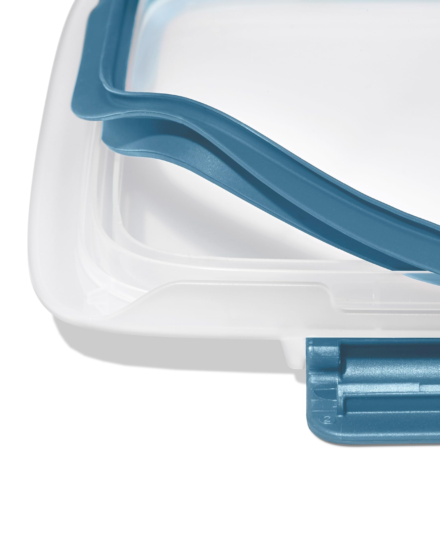 OXO Prep & Go basket rinses berries under faucet and drains