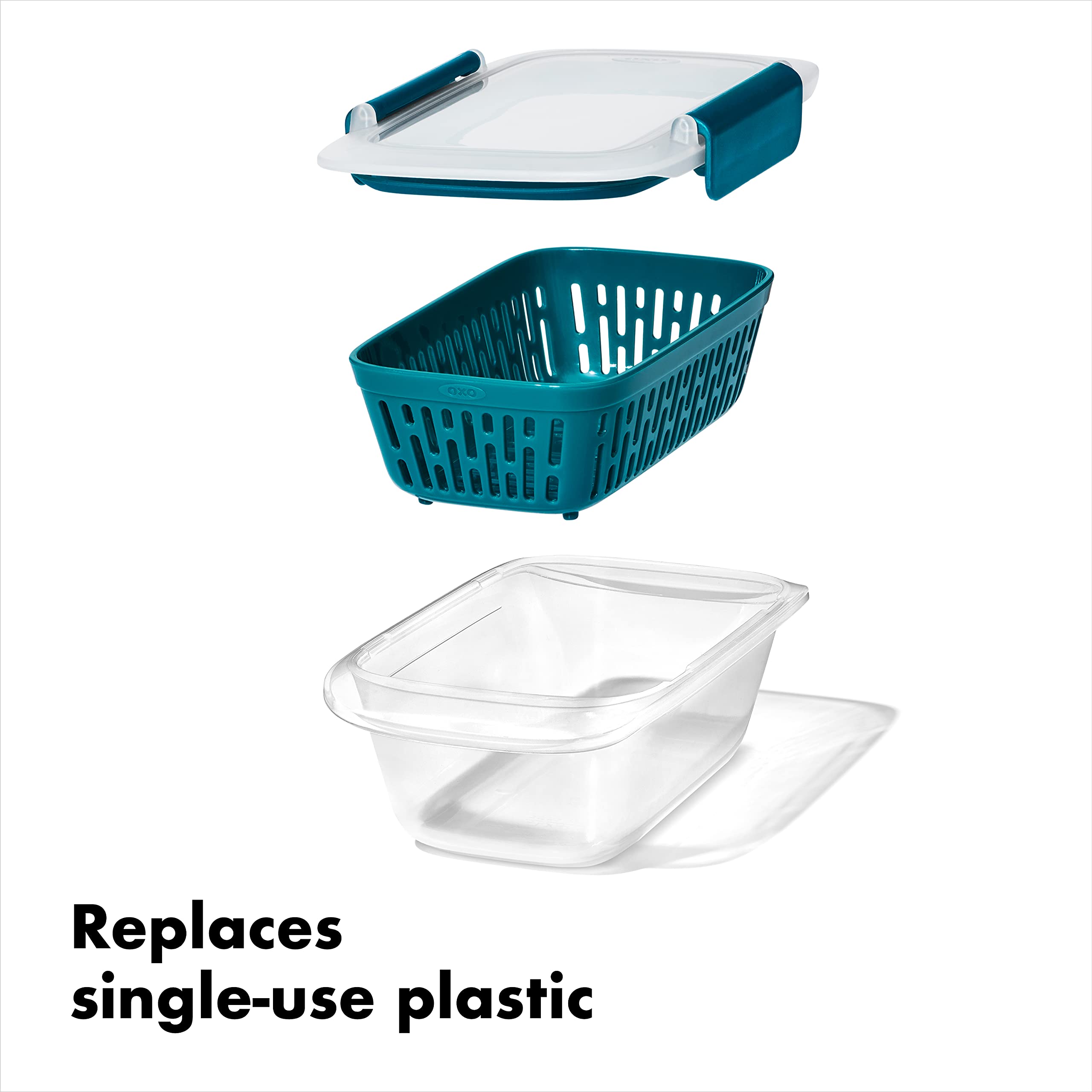 Dishwasher-safe OXO Prep & Go for easy cleaning.