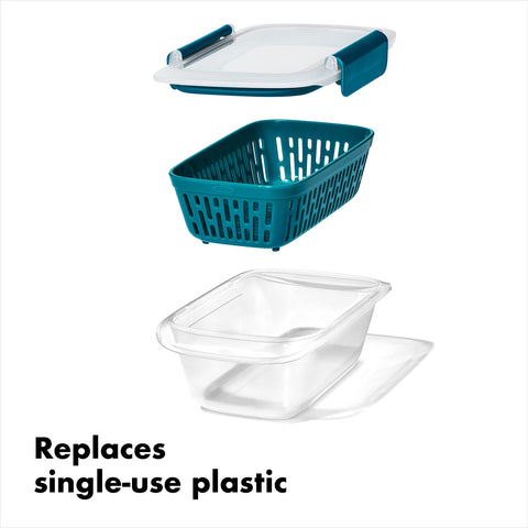 Dishwasher-safe OXO Prep & Go for easy cleaning.