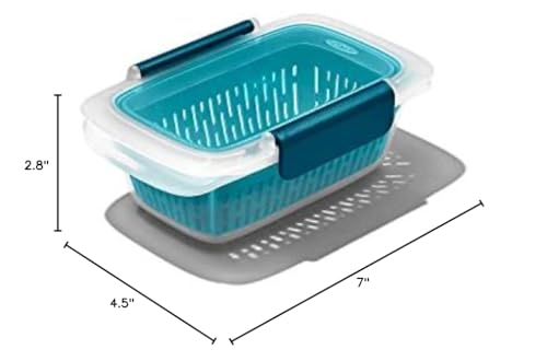 Fridge and freezer compatibility supports meal prep with OXO Prep & Go.