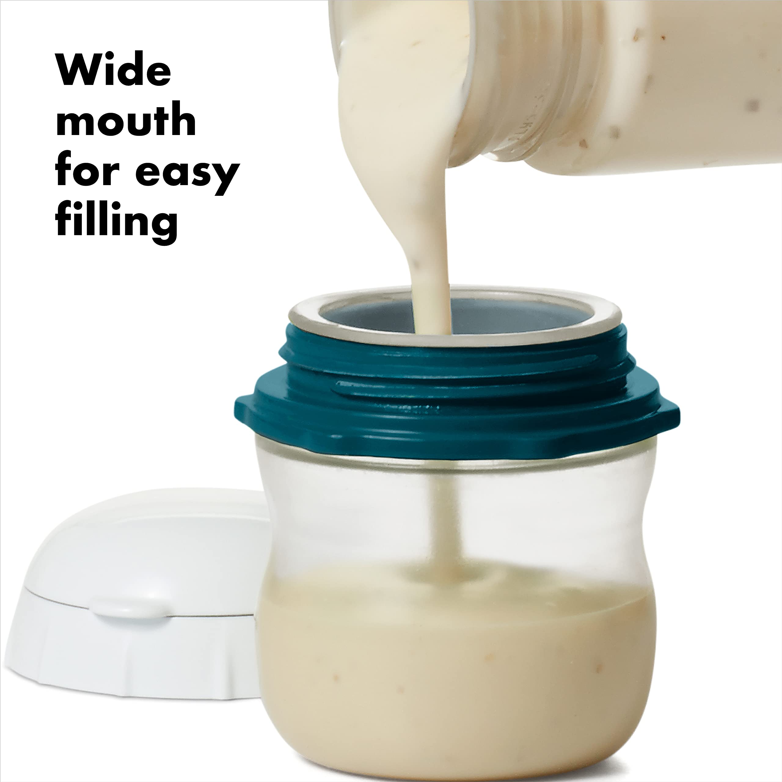 OXO Good Grips no-drip spout prevents spills on bags or surfaces