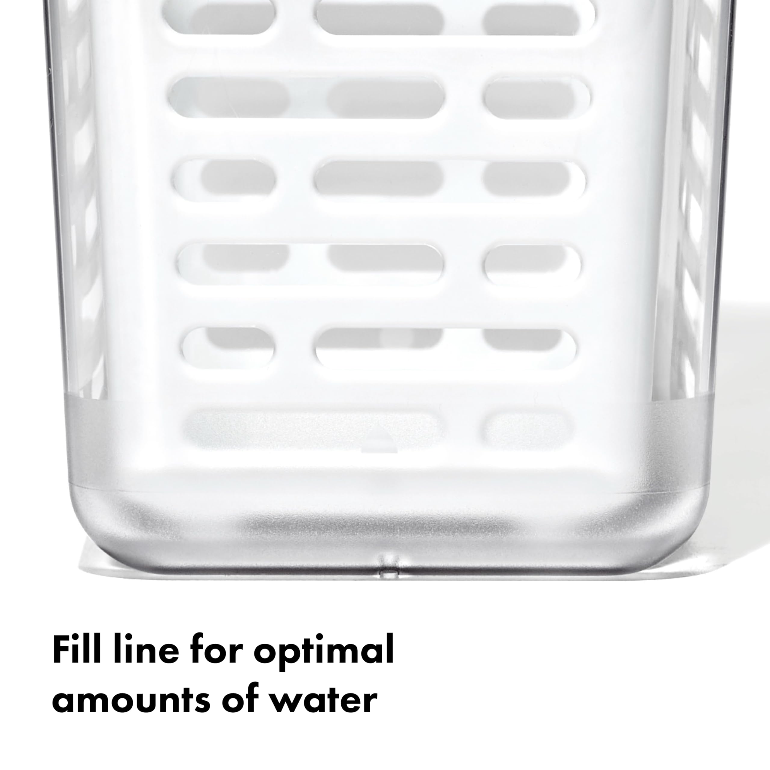 OXO Good Grips Herb Keeper ventilation pattern promotes airflow for freshness.