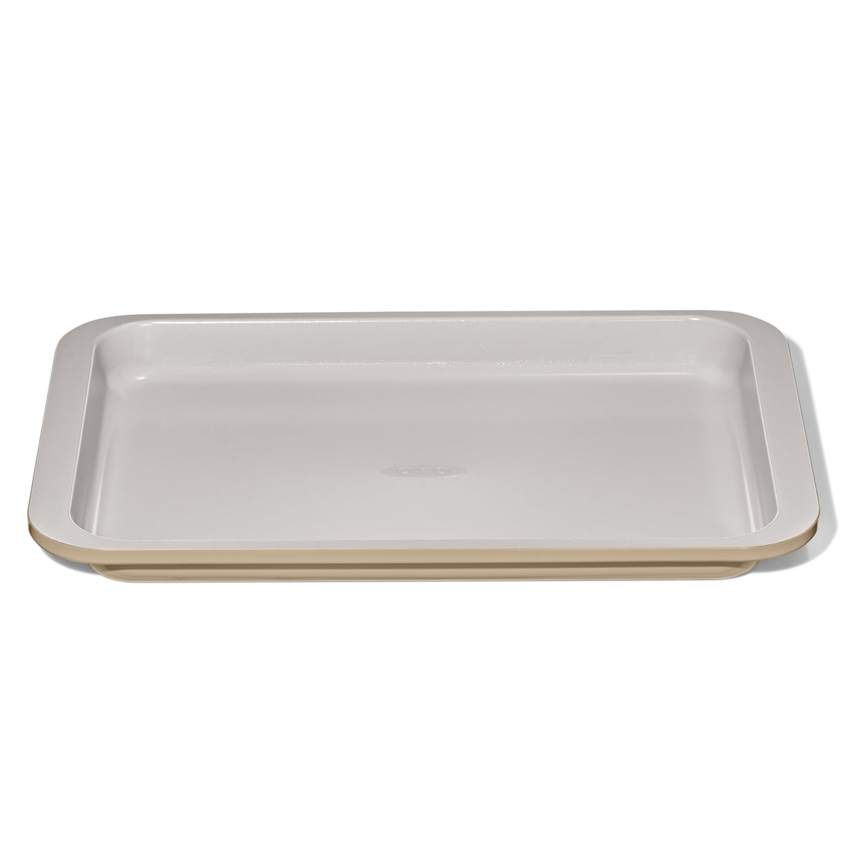 OXO Good Grips quarter sheet pan overview highlighting durability and even heating.