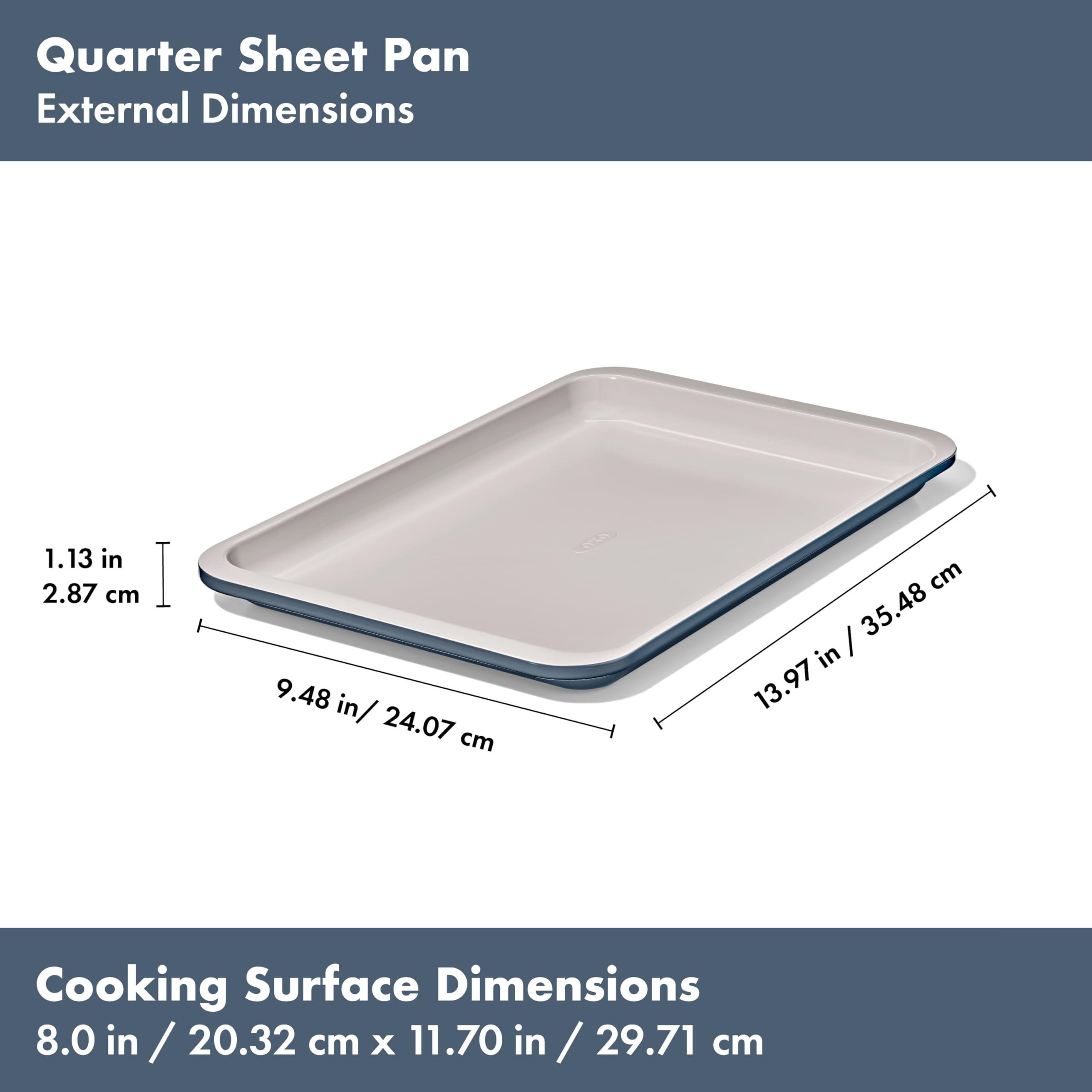 OXO Good Grips quick-release nonstick for easy cleanup after roasting