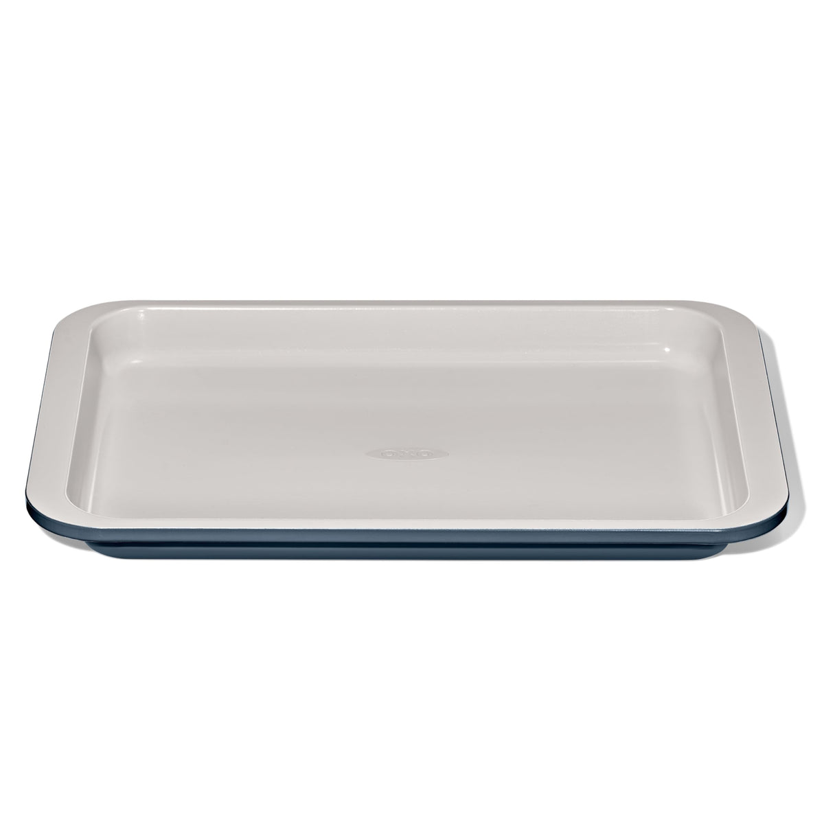OXO Good Grips quarter sheet pan top view showcases versatile baking surface