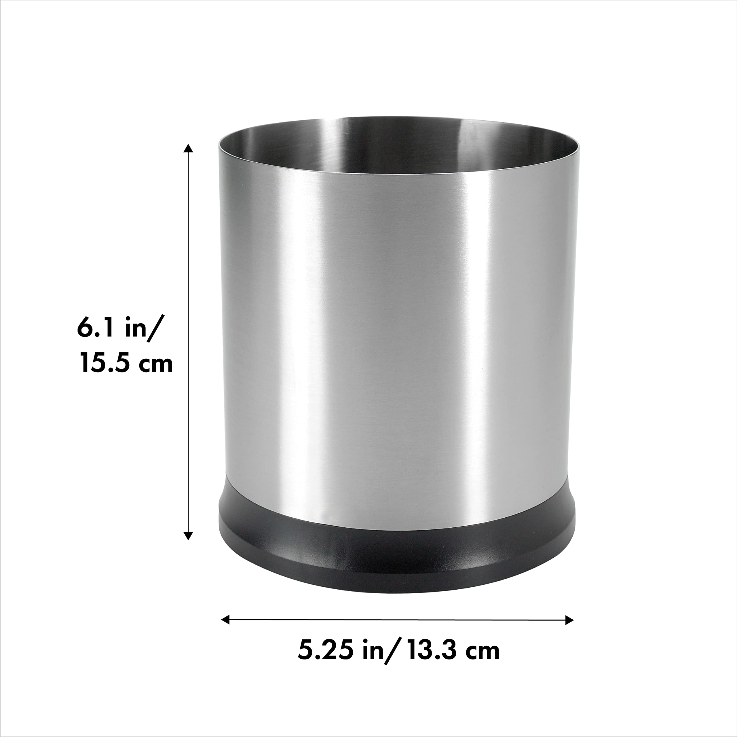 OXO Good Grips rotating utensil holder featuring durable steel ball bearings for smooth rotation.