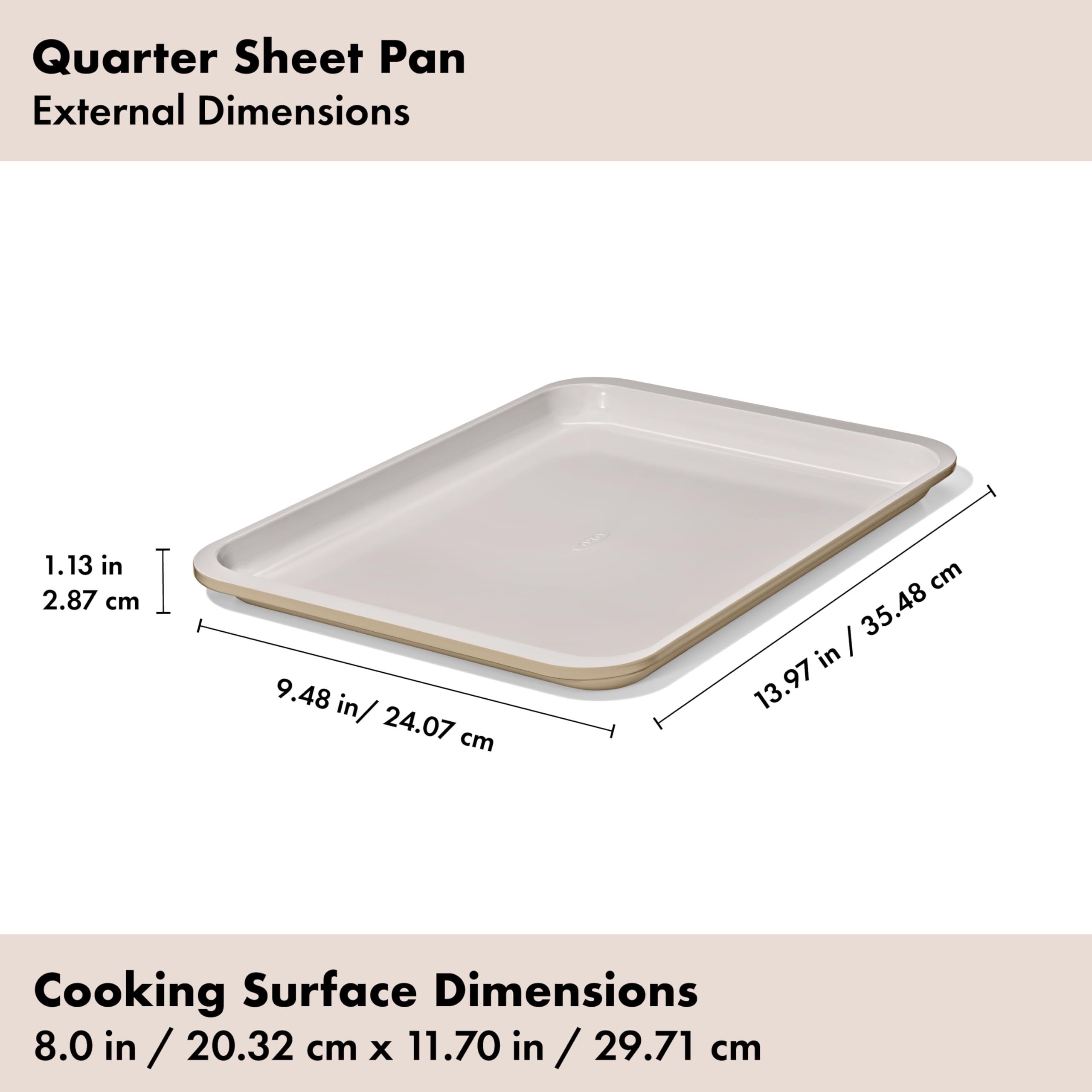 OXO Good Grips rounded interior corners simplify cleaning after roasting.